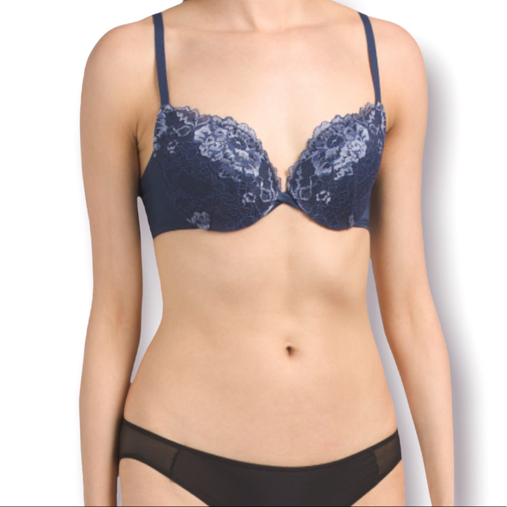 New Maidenform Push Up In Demi Bra Size 38c Nwt